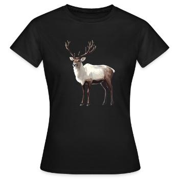 Renne Renne - T-shirt Femme - noir - Devant - AI Model Female 172 dark (172cm)