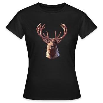 Renne Renne - T-shirt Femme - noir - Devant - AI Model Female 172 dark (172cm)