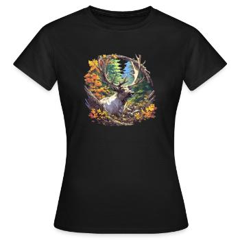 Renne Renne - T-shirt Femme - noir - Devant - AI Model Female 172 dark (172cm)