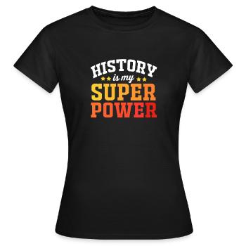 Geschichte Historiker Historisch - Frauen T-Shirt - Schwarz - Vorne - AI Model Female 172 dark (172cm)