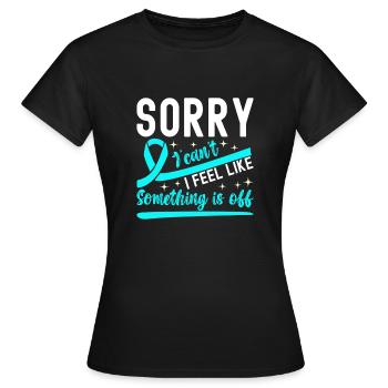 Trouble anxieux Trouble anxieux - T-shirt Femme - noir - Devant - AI Model Female 172 dark (172cm)