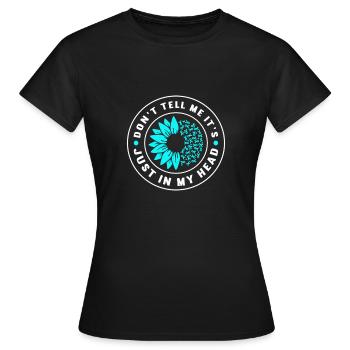 Trouble anxieux Trouble anxieux - T-shirt Femme - noir - Devant - AI Model Female 172 dark (172cm)