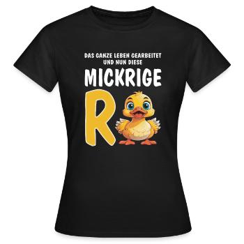 CETTE MAIGRE RENTE - T-shirt Femme - noir - Devant - AI Model Female 172 dark (172cm)