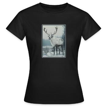 Renne Renne - T-shirt Femme - noir - Devant - AI Model Female 172 dark (172cm)