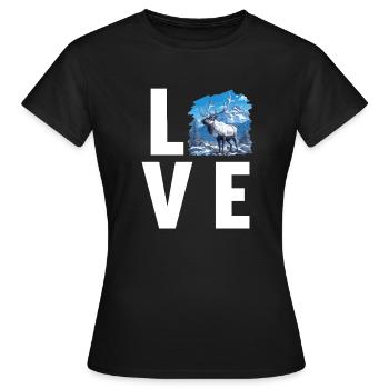 Renne Renne - T-shirt Femme - noir - Devant - AI Model Female 172 dark (172cm)