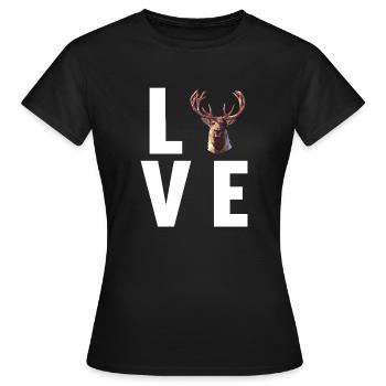 Renne Renne - T-shirt Femme - noir - Devant - AI Model Female 172 dark (172cm)