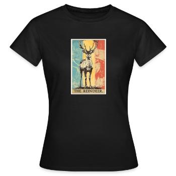 Renne Renne - T-shirt Femme - noir - Devant - AI Model Female 172 dark (172cm)