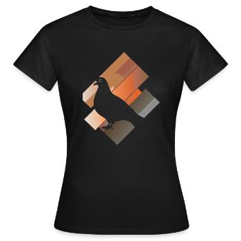 Pigeons Turtle Doves Pigeon Manure - Women's T-Shirt - black - Front - AI Model Female 172 dark (172cm)