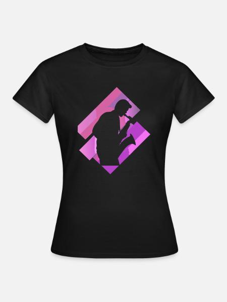 Jazz Blasmusik - Frauen T-Shirt - Schwarz
