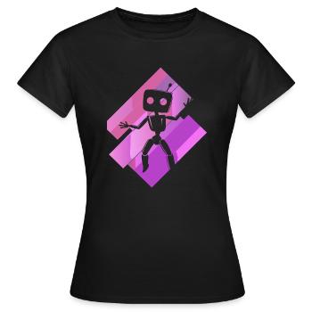 Robotik Technologie Informatik - Frauen T-Shirt - Schwarz - Vorne - AI Model Female 172 dark (172cm)