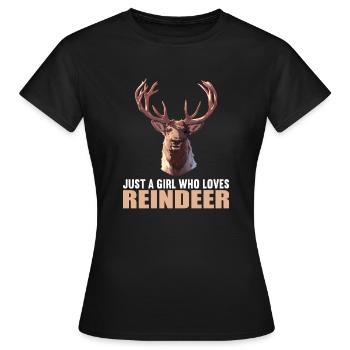 Renne Renne - T-shirt Femme - noir - Devant - AI Model Female 172 dark (172cm)
