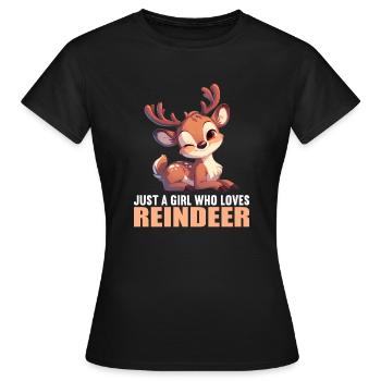 Renne Renne - T-shirt Femme - noir - Devant - AI Model Female 172 dark (172cm)