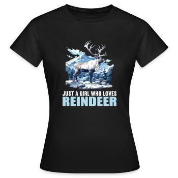 Renne Renne - T-shirt Femme - noir - Devant - AI Model Female 172 dark (172cm)