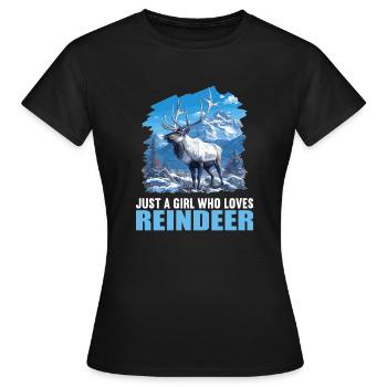 Renne Renne - T-shirt Femme - noir - Devant - AI Model Female 172 dark (172cm)