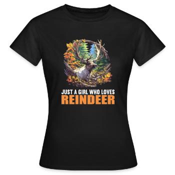 Renne Renne - T-shirt Femme - noir - Devant - AI Model Female 172 dark (172cm)