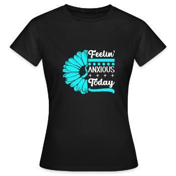 Trouble anxieux Trouble anxieux - T-shirt Femme - noir - Devant - AI Model Female 172 dark (172cm)