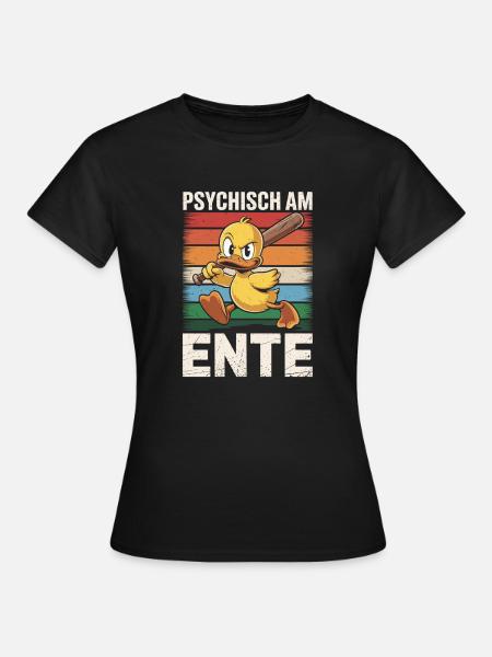 Psychically on the duck - Women's T-Shirt - black