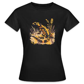 Salamandres Salamandres - T-shirt Femme - noir - Devant - AI Model Female 172 dark (172cm)
