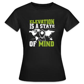Systèmes d’information géographique - T-shirt Femme - noir - Devant - AI Model Female 172 dark (172cm)