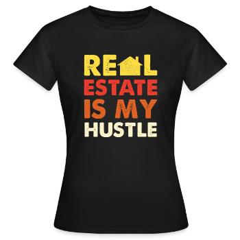 Immobilien Sind Mein Geschäft - Frauen T-Shirt - Schwarz - Vorne - AI Model Female 172 dark (172cm)