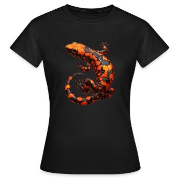 Salamandres Salamandres - T-shirt Femme - noir - Devant - AI Model Female 172 dark (172cm)