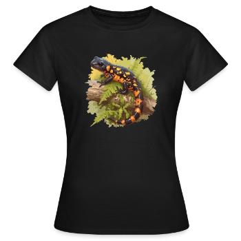 Salamandres Salamandres - T-shirt Femme - noir - Devant - AI Model Female 172 dark (172cm)