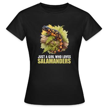 Salamandres Salamandres - T-shirt Femme - noir - Devant - AI Model Female 172 dark (172cm)