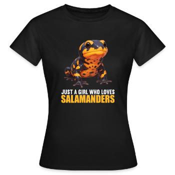 Salamandres Salamandres - T-shirt Femme - noir - Devant - AI Model Female 172 dark (172cm)