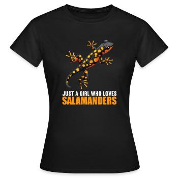 Salamandres Salamandres - T-shirt Femme - noir - Devant - AI Model Female 172 dark (172cm)