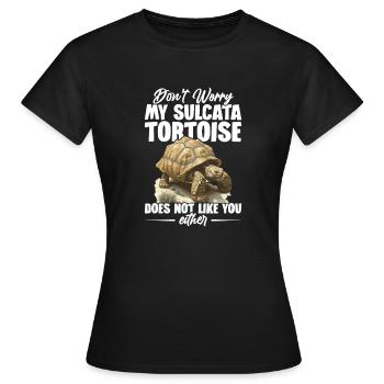 Machen Sie Sich Keine Sorgen, Dass Meine - Frauen T-Shirt - Schwarz - Vorne - AI Model Female 172 dark (172cm)