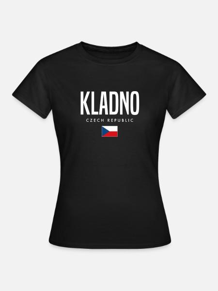 Kladno Tschechien - Frauen T-Shirt - Schwarz
