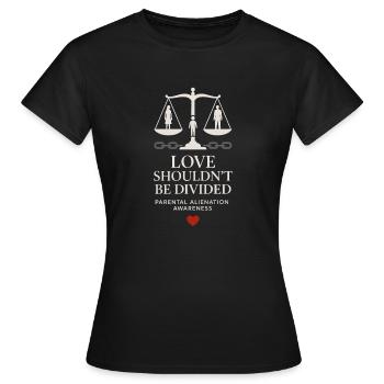 Sensibilisation des parents à la décision - T-shirt Femme - noir - Devant - AI Model Female 172 dark (172cm)