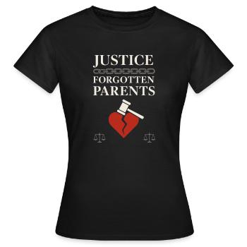 Sensibilisation des parents à la décision - T-shirt Femme - noir - Devant - AI Model Female 172 dark (172cm)