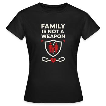 Sensibilisation des parents à la décision - T-shirt Femme - noir - Devant - AI Model Female 172 dark (172cm)
