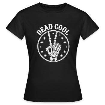 CRÂNE TRÈS COOL - T-shirt Femme - noir - Devant - AI Model Female 172 dark (172cm)