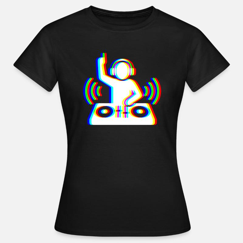 Glitch DJ – Beat Creator - Women's T-Shirt - black