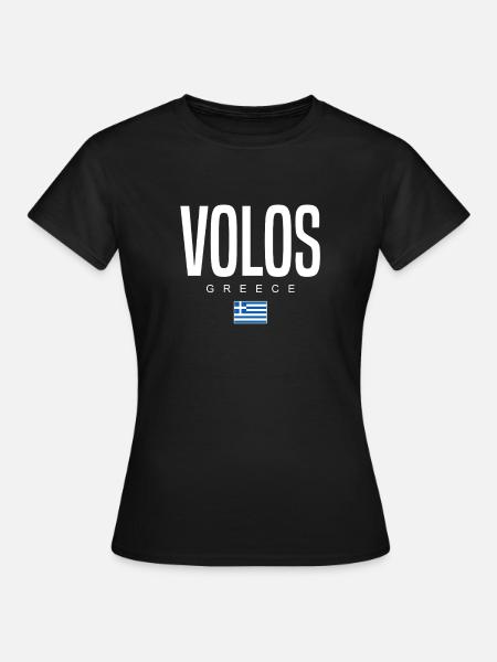 Volos Griechenland - Frauen T-Shirt - Schwarz