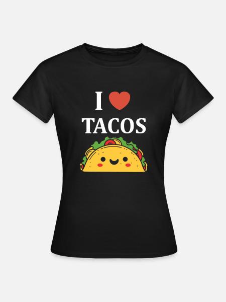 Tacos - Frauen T-Shirt - Schwarz