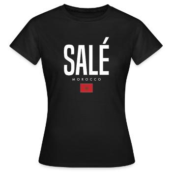 Salé Morocco - Women's T-Shirt - black - Front - AI Model Female 172 dark (172cm)