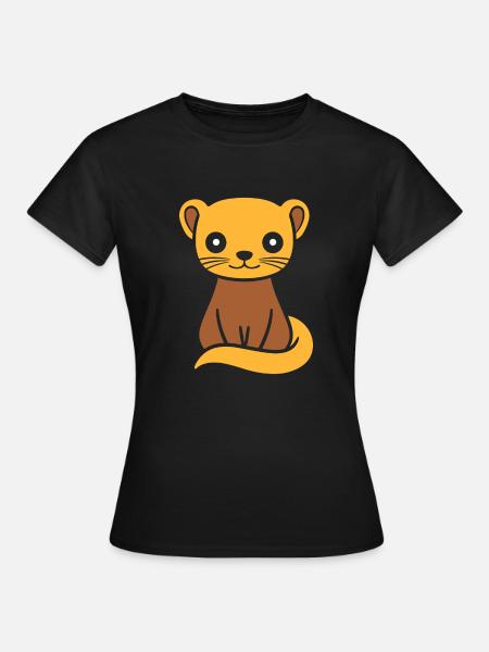 belette - T-shirt Femme - noir