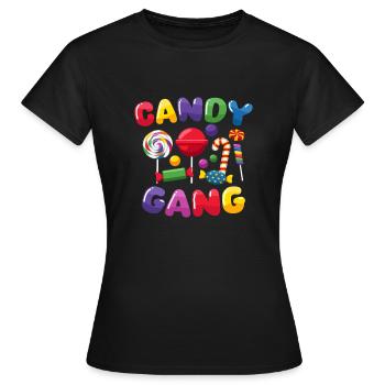 Candy Gang Candy Candies - Women's T-Shirt - black - Front - AI Model Female 172 dark (172cm)