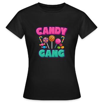Candy Gang Candy Candies - Women's T-Shirt - black - Front - AI Model Female 172 dark (172cm)