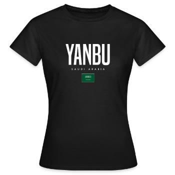 Yanbu Saudi-Arabien - Frauen T-Shirt - Schwarz - Vorne - AI Model Female 172 dark (172cm)