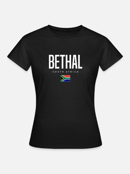 Bethal Südafrika - Frauen T-Shirt - Schwarz