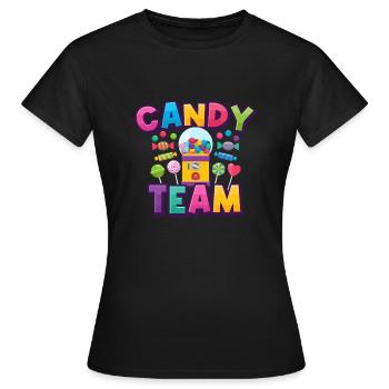 Candy Team Candy Candies - Women's T-Shirt - black - Front - AI Model Female 172 dark (172cm)