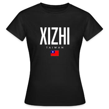 Xizhi Taïwan - T-shirt Femme - noir - Devant - AI Model Female 172 dark (172cm)