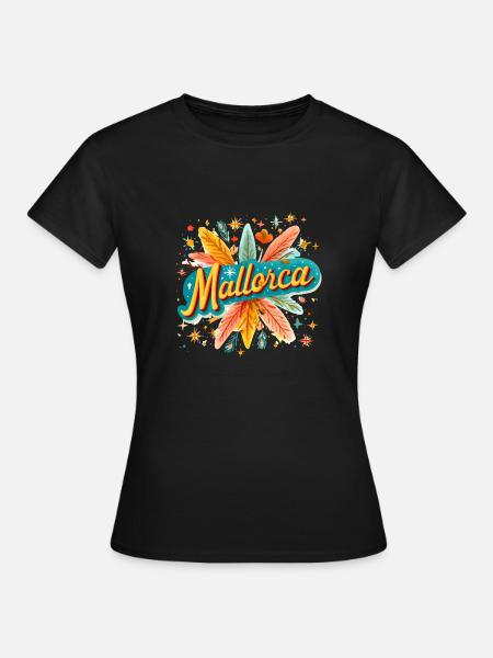 Mallorca Bunt - Frauen T-Shirt - Schwarz