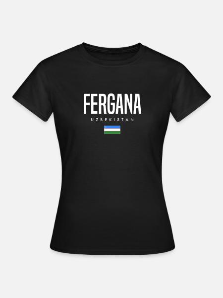 Fergana Usbekistan - Frauen T-Shirt - Schwarz