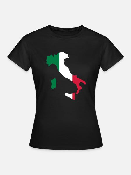 Italy - Frauen T-Shirt - Schwarz