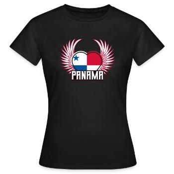 Panama - Frauen T-Shirt - Schwarz - Vorne - AI Model Female 172 dark (172cm)